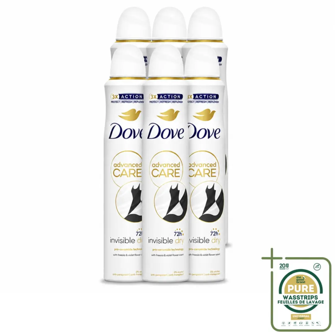 6 x Dove Deodorant Spray