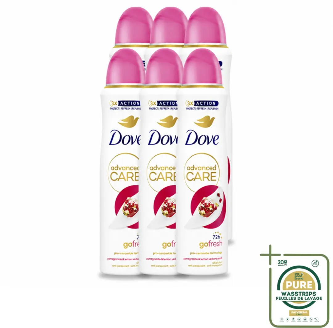 6 x Dove Deodorant Spray