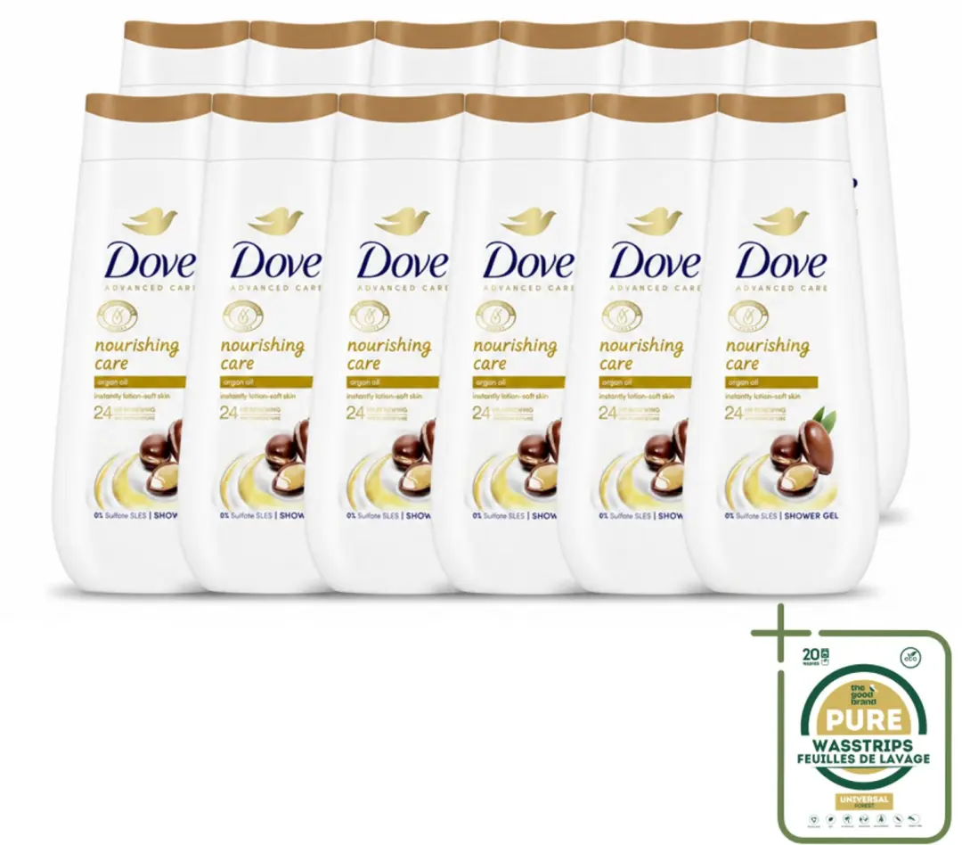 12 x Dove Douchecrème