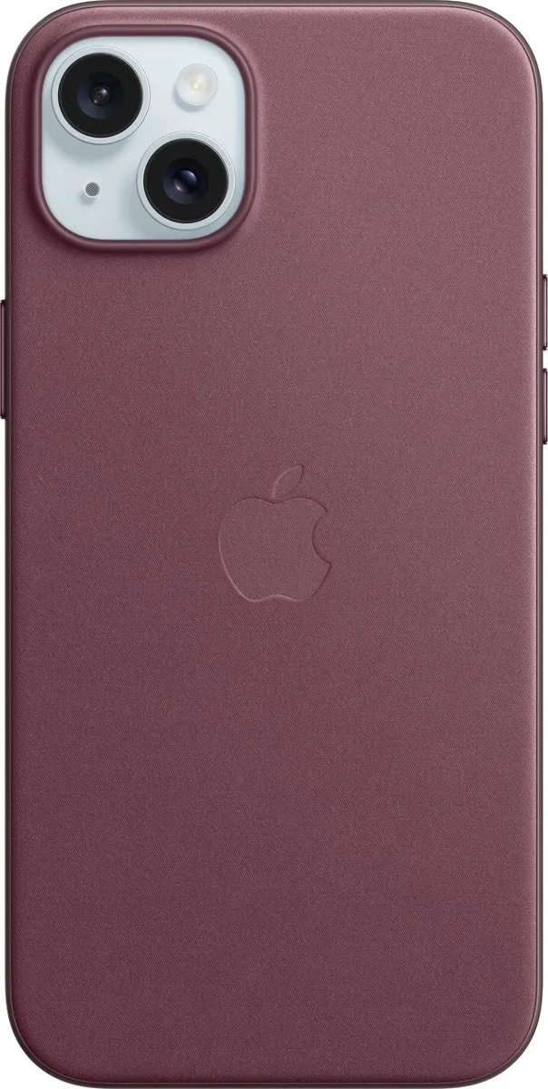 Apple FineWoven Hoes iPhone 15 Plus - Mulberry - MT4A3ZM/A