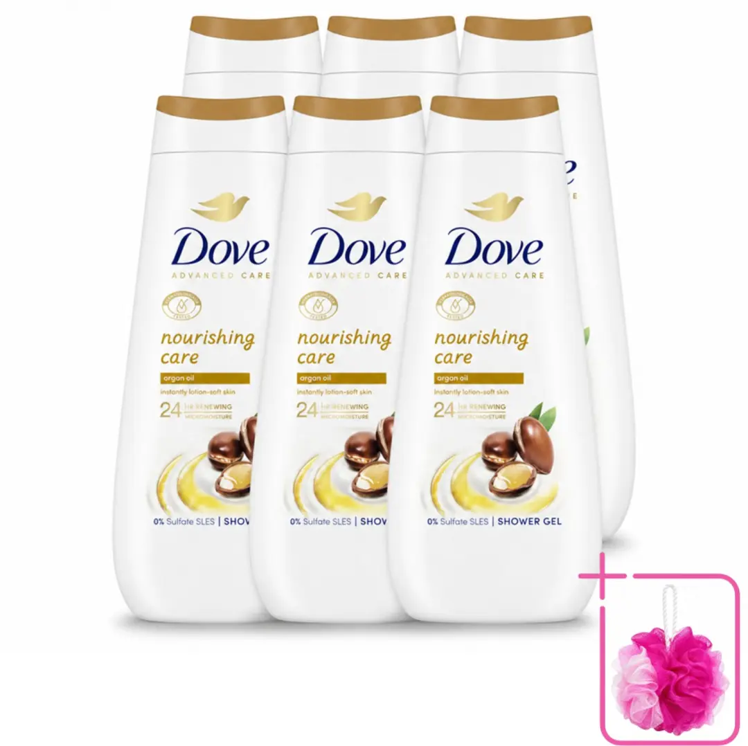 6 x Dove Douchecrème