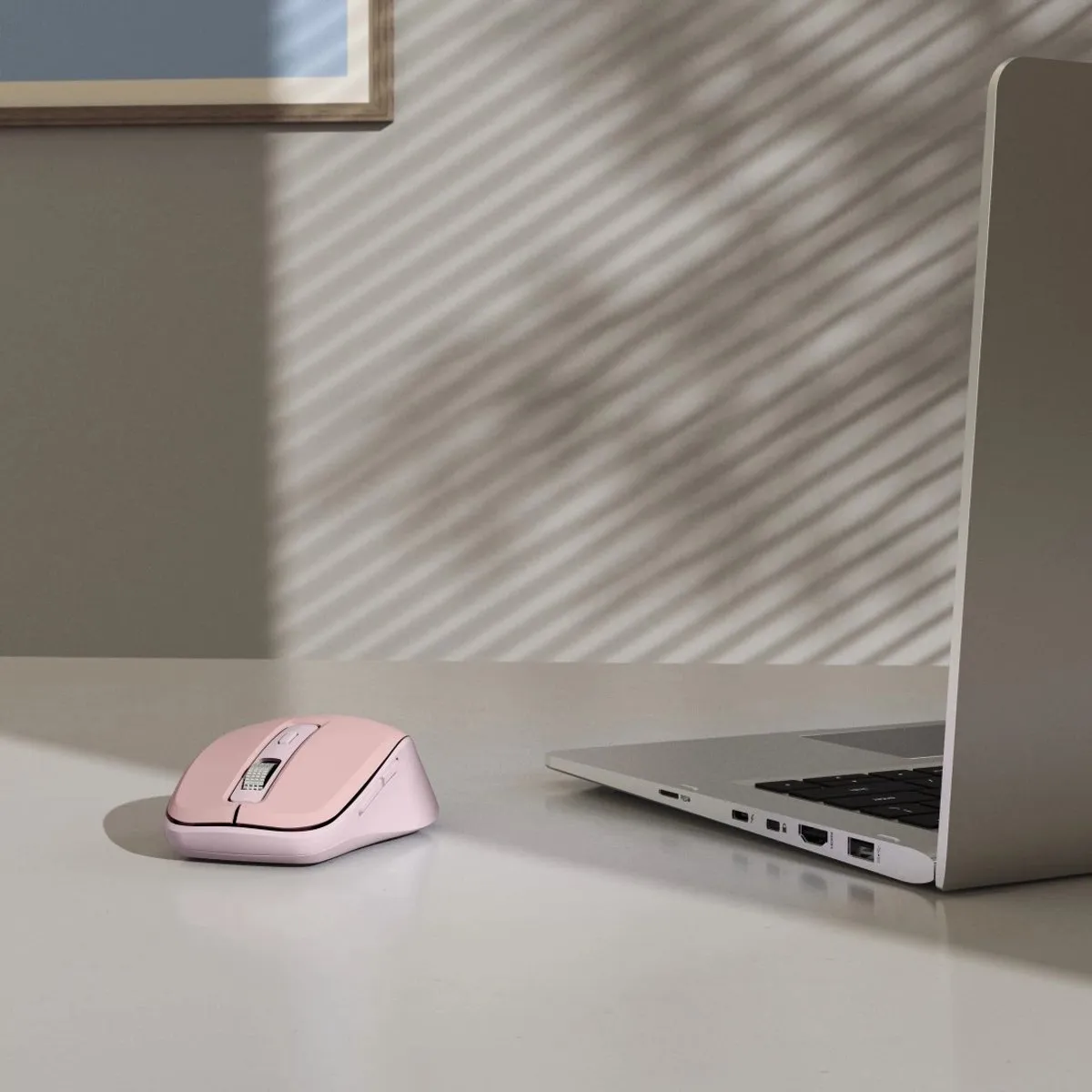 Hama WM-450 - Optische draadloze muis - 7 knoppen - 2.4 GHz RF & BT - Stil - Roze