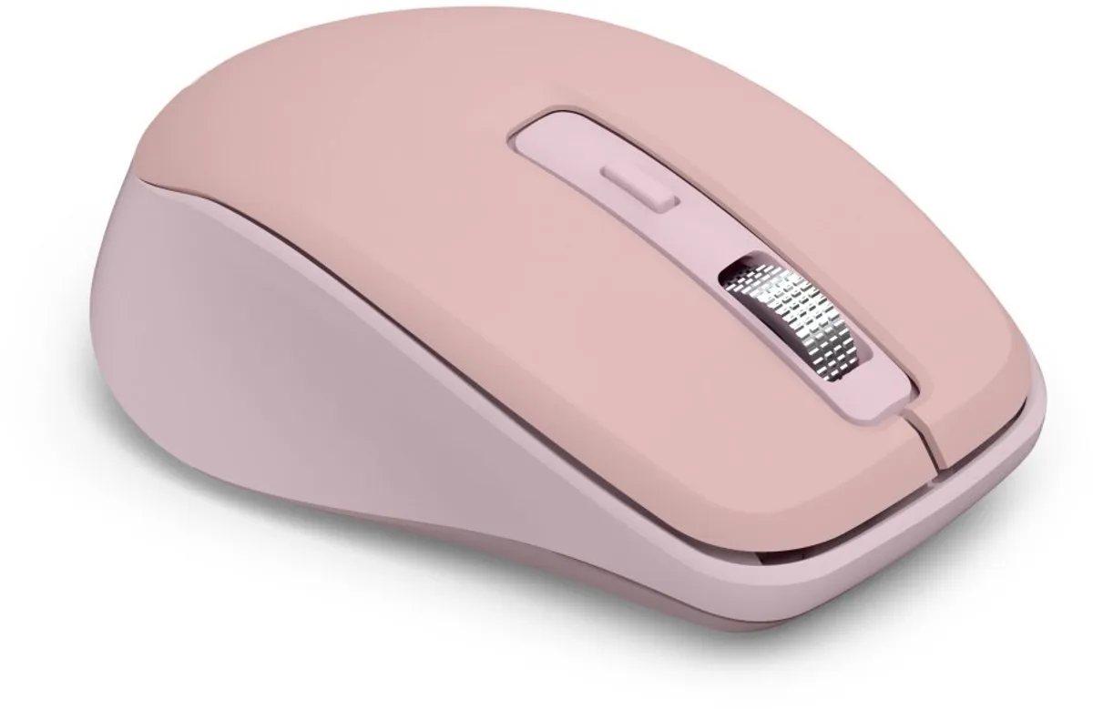 Hama WM-450 - Optische draadloze muis - 7 knoppen - 2.4 GHz RF & BT - Stil - Roze