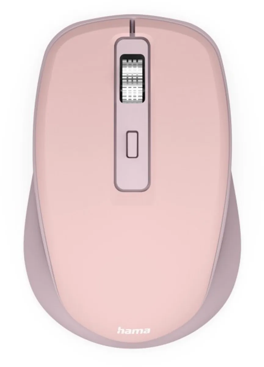 Hama WM-450 - Optische draadloze muis - 7 knoppen - 2.4 GHz RF & BT - Stil - Roze