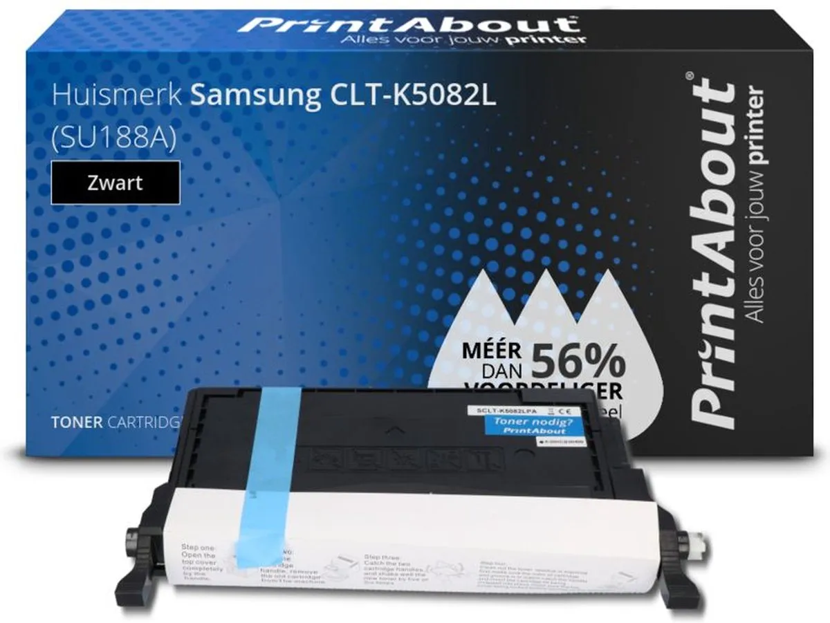 PrintAbout CLT-K5082L Toner Zwart - 4.000 Pagina's