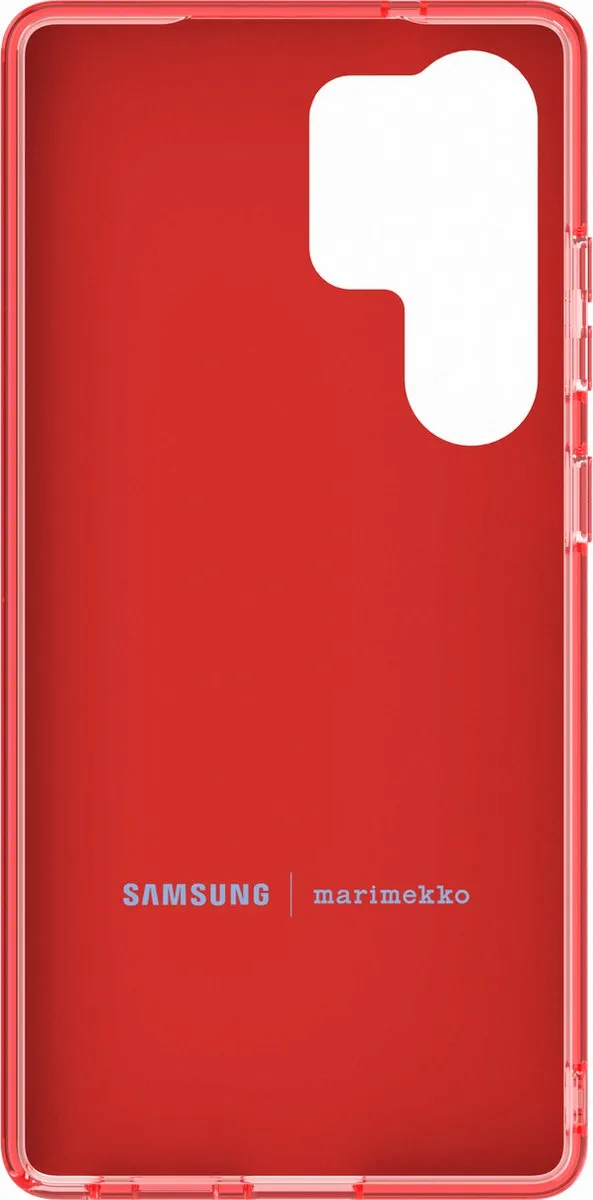 Samsung Galaxy S25 Unikko Hybrid Hoesje - Marimekko Rood - afbeelding 6 van 6
