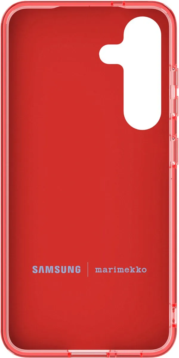 Samsung Galaxy S25 Unikko Hybrid Hoesje - Marimekko Rood
