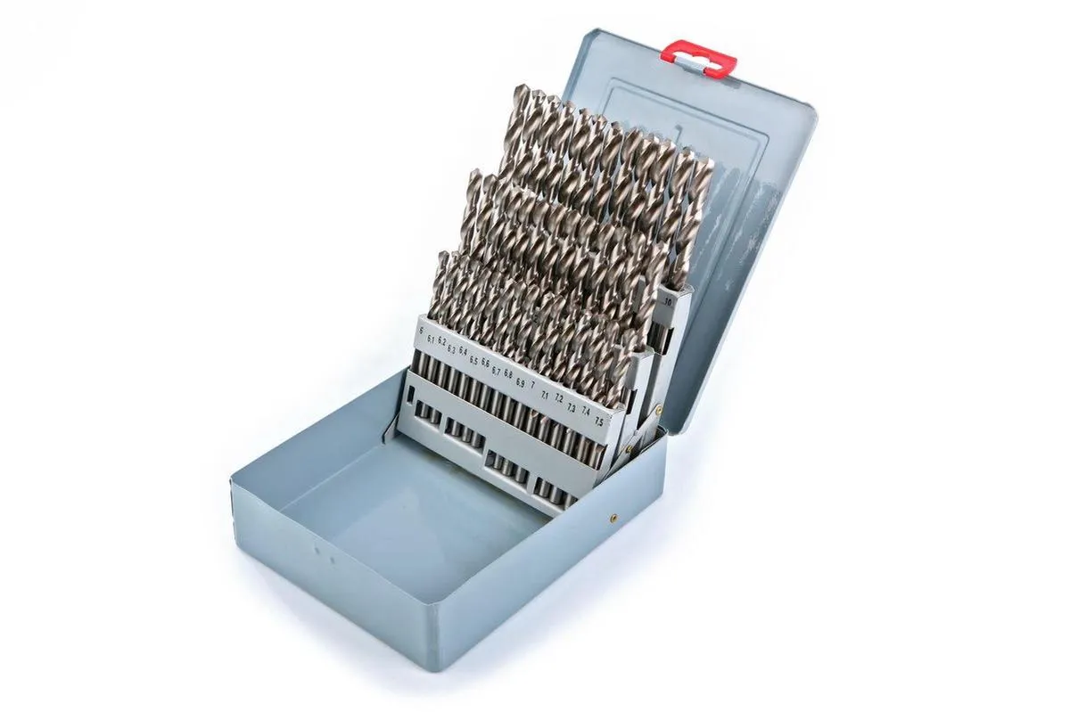 HBM HSS M2 Borenset 6-10x0.1mm - Metaal/Aluminium
