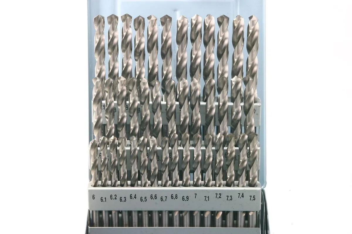 HBM HSS M2 Borenset 6-10x0.1mm - Metaal/Aluminium