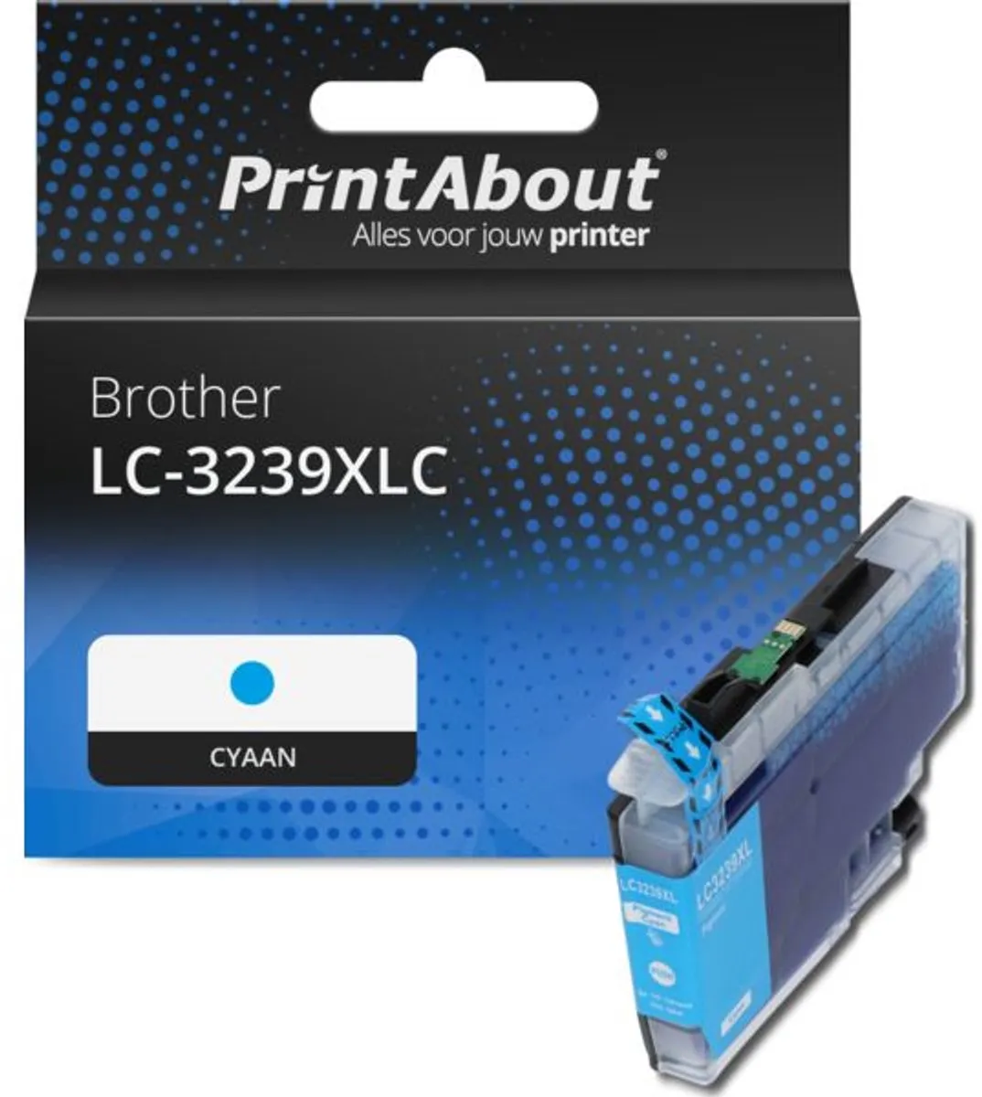 PrintAbout LC-3239XLC Inktcartridge Cyaan - 5500 pagina's