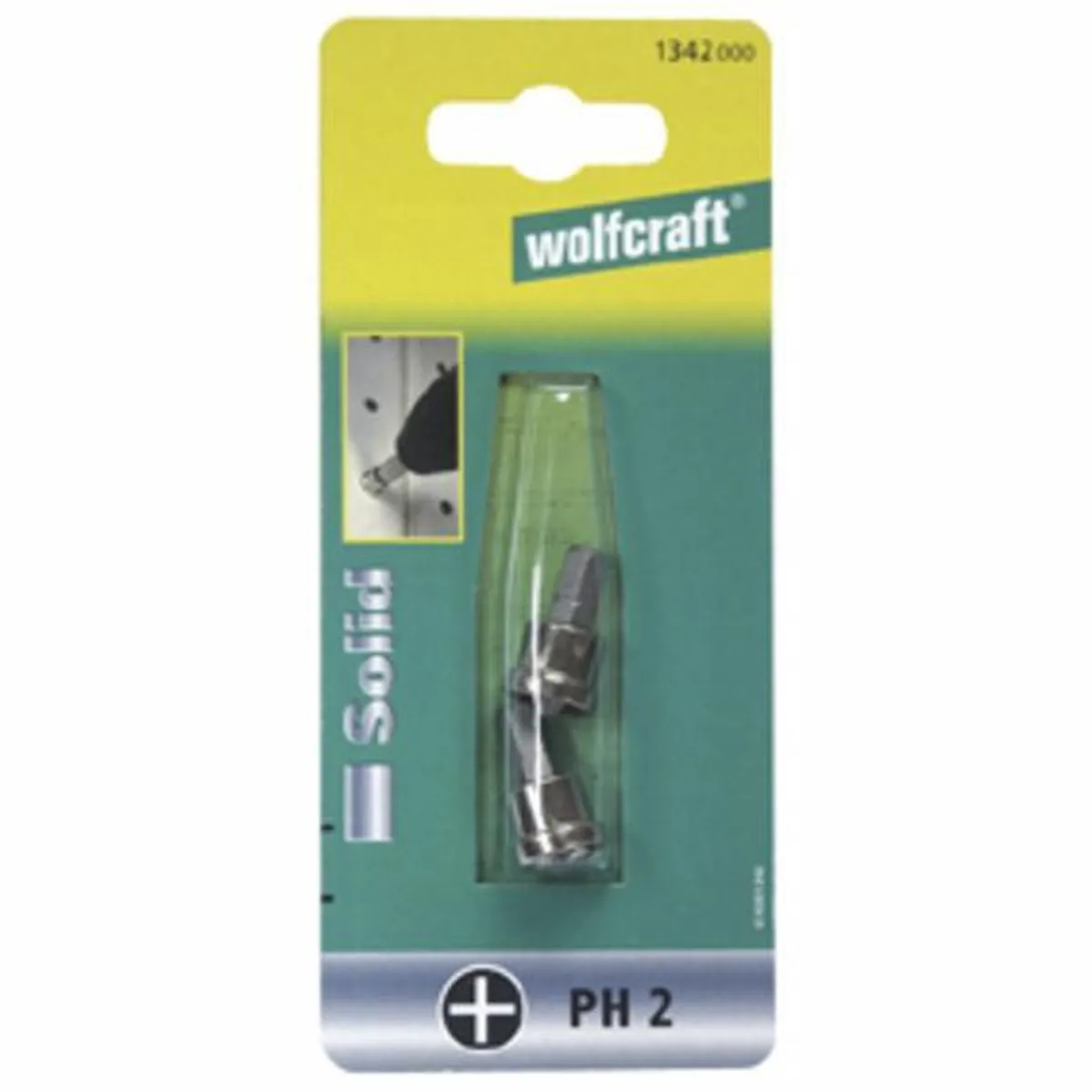 Wolfcraft Gipsplaat Bitje PH 2 T10 - 2 Stuks