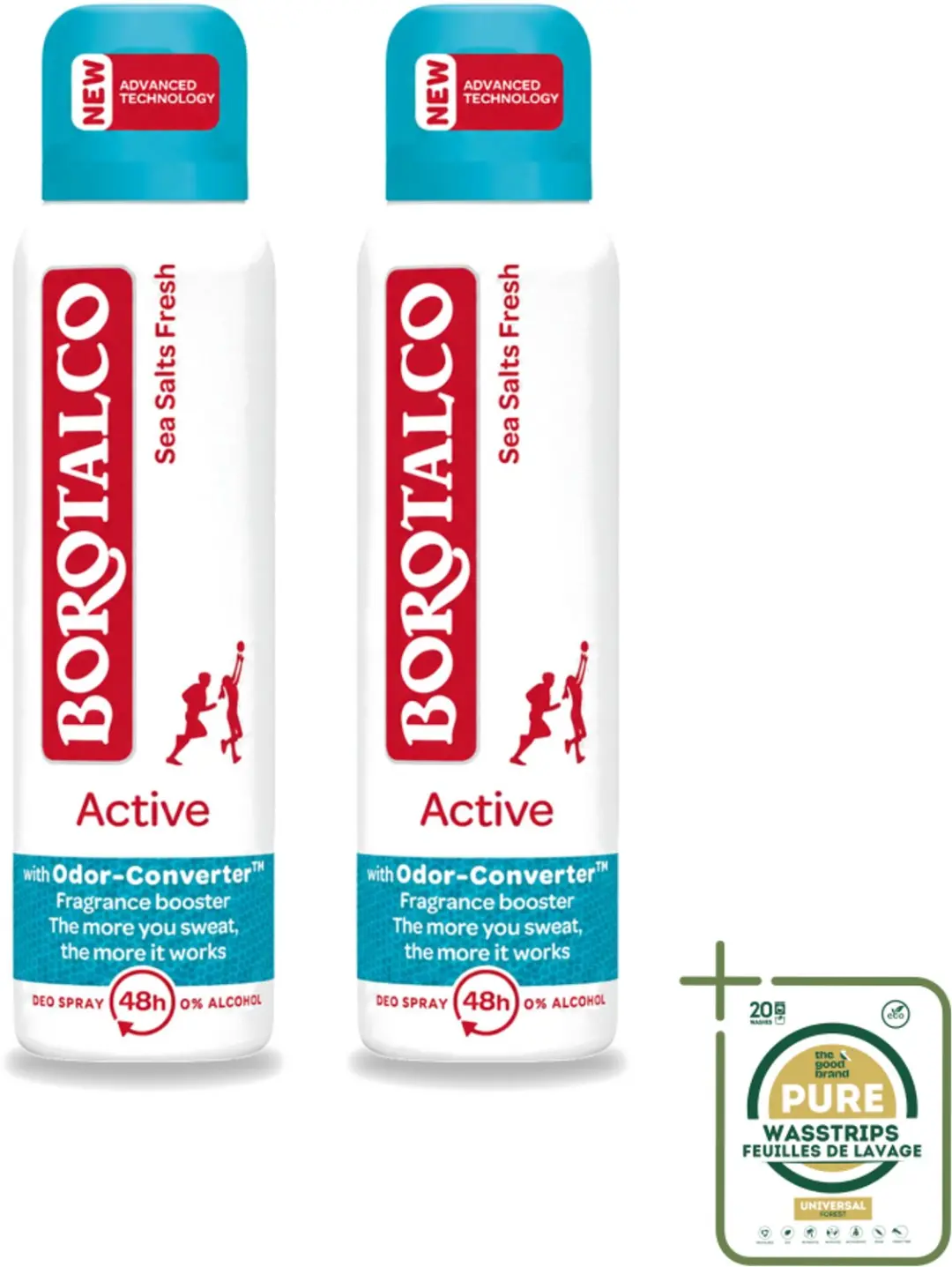 2 x Borotalco