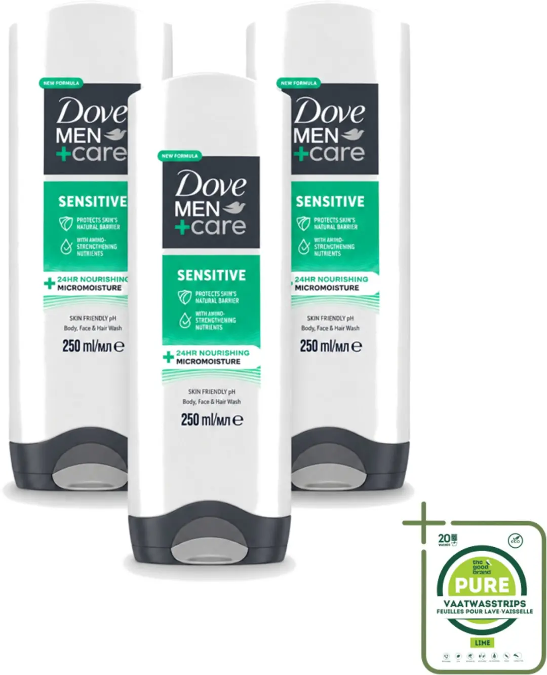 3 x Dove Men+Care