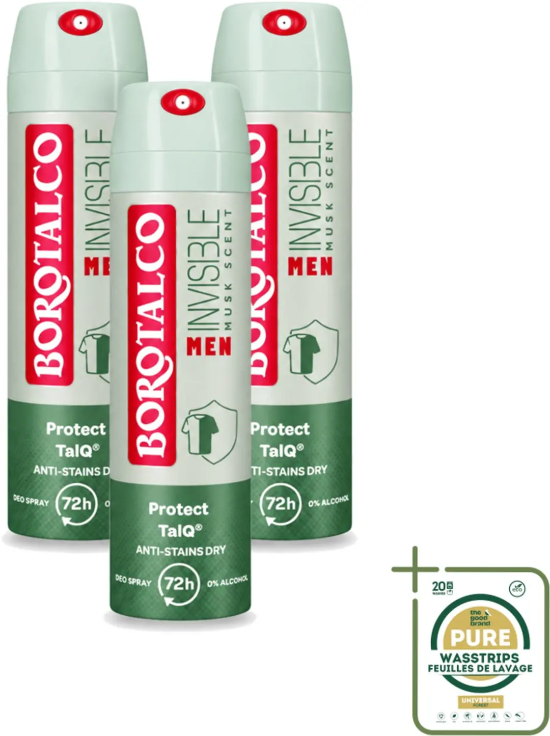 3 x Borotalco