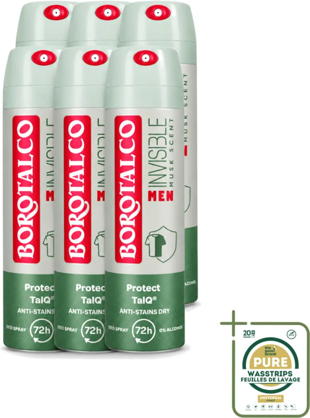 6 x Borotalco