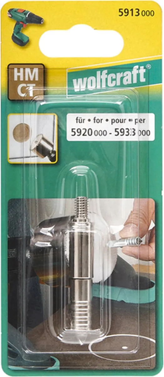 Wolfcraft Centreerboor 5mm 5913000 - Metaal