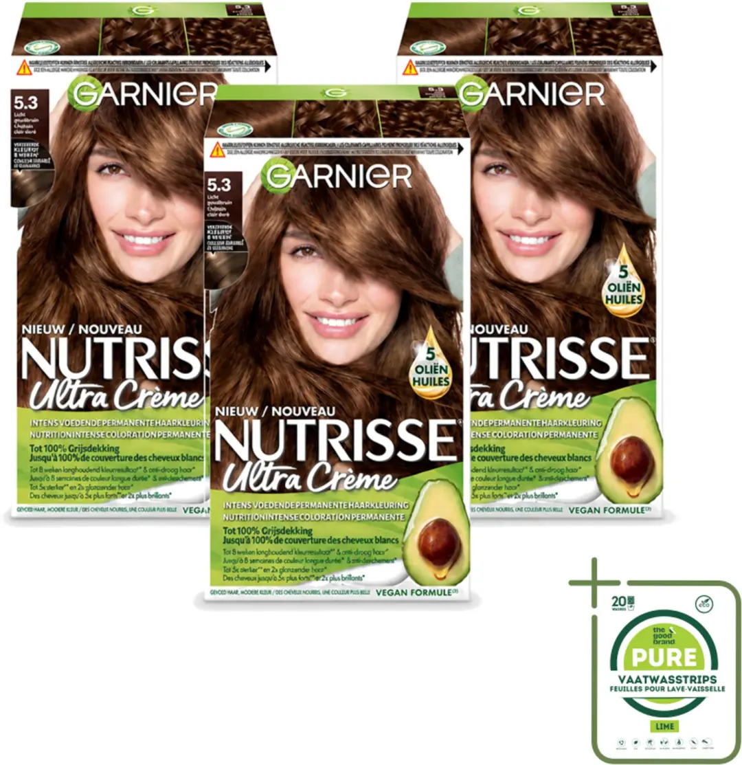 3 x Garnier