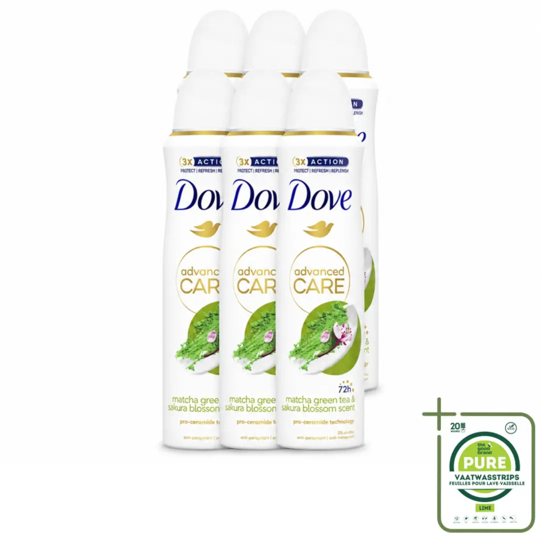 6 x Dove Deodorant Spray