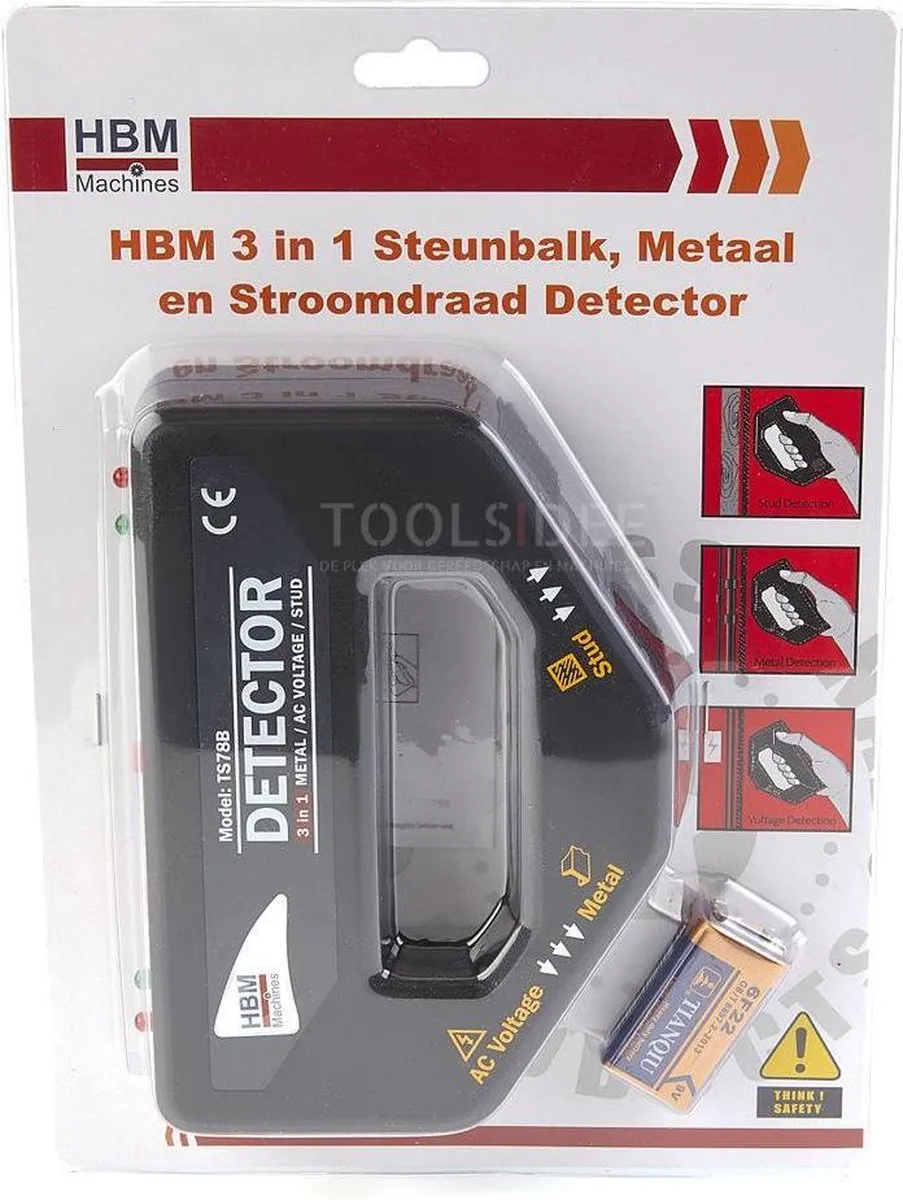 HBM TS78B 3-in-1 Steunbalk Metaal/Stroomdetector