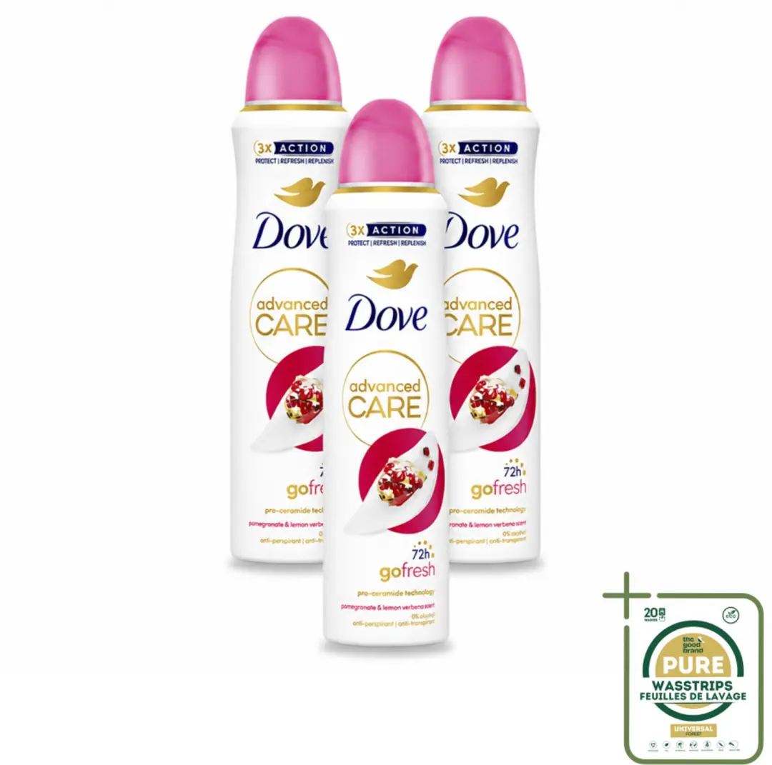 3 x Dove Deodorant Spray