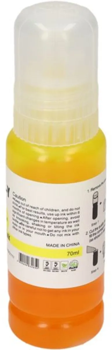 PrintAbout Inktcartridge C13T00S44A Geel - 70ml - Epson