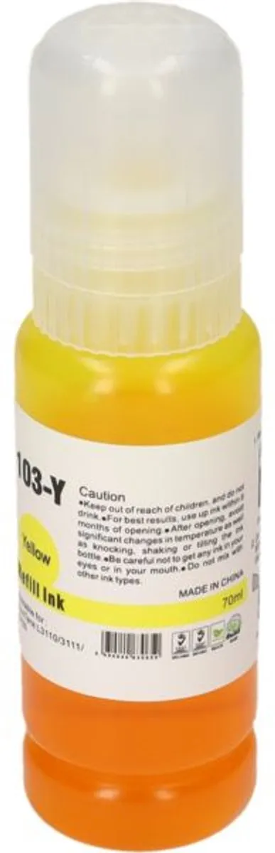 PrintAbout Inktcartridge C13T00S44A Geel - 70ml - Epson