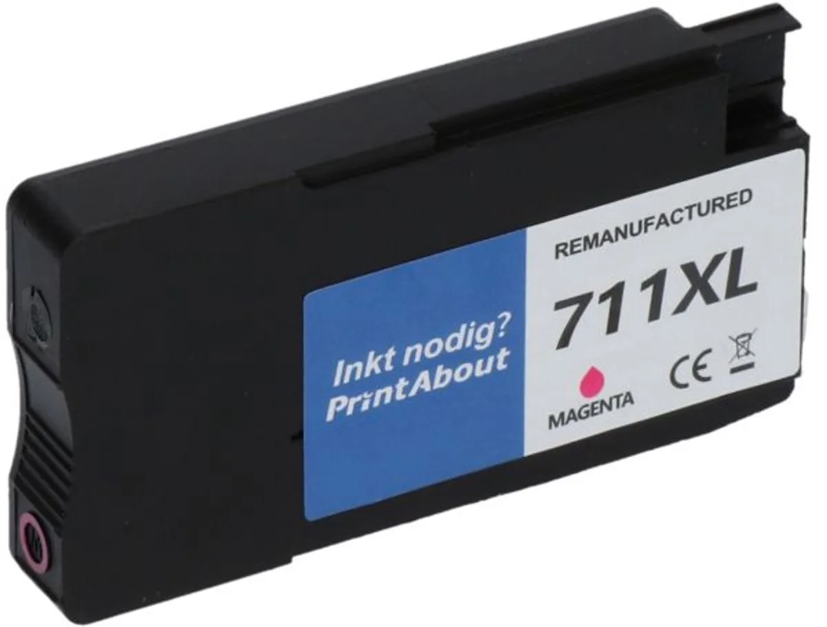 PrintAbout Inktcartridge CZ131A Magenta - 80ml - o.a. HP DesignJet T520