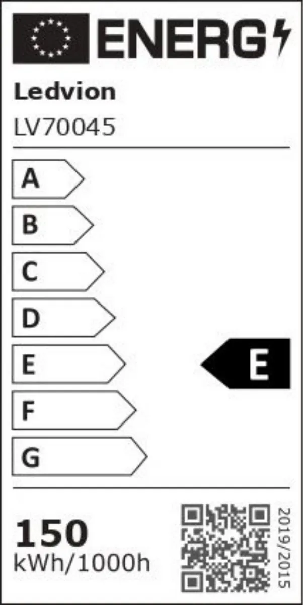 Ledvion - LED High Bay Sensor Dimbaar - 150W - 110lm/W - 22.000L - 6000K - IP65