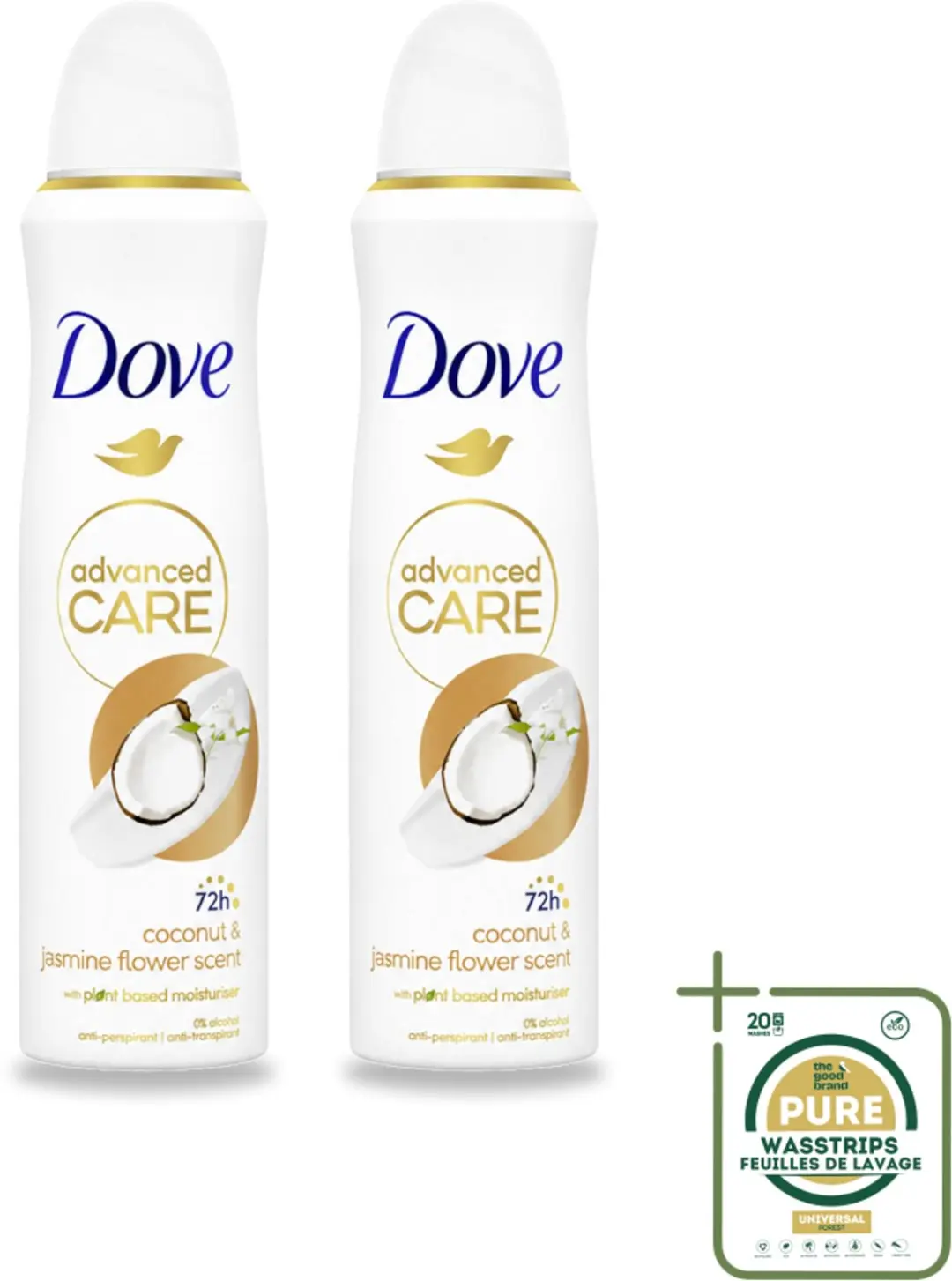 2 x Dove Deodorant Spray
