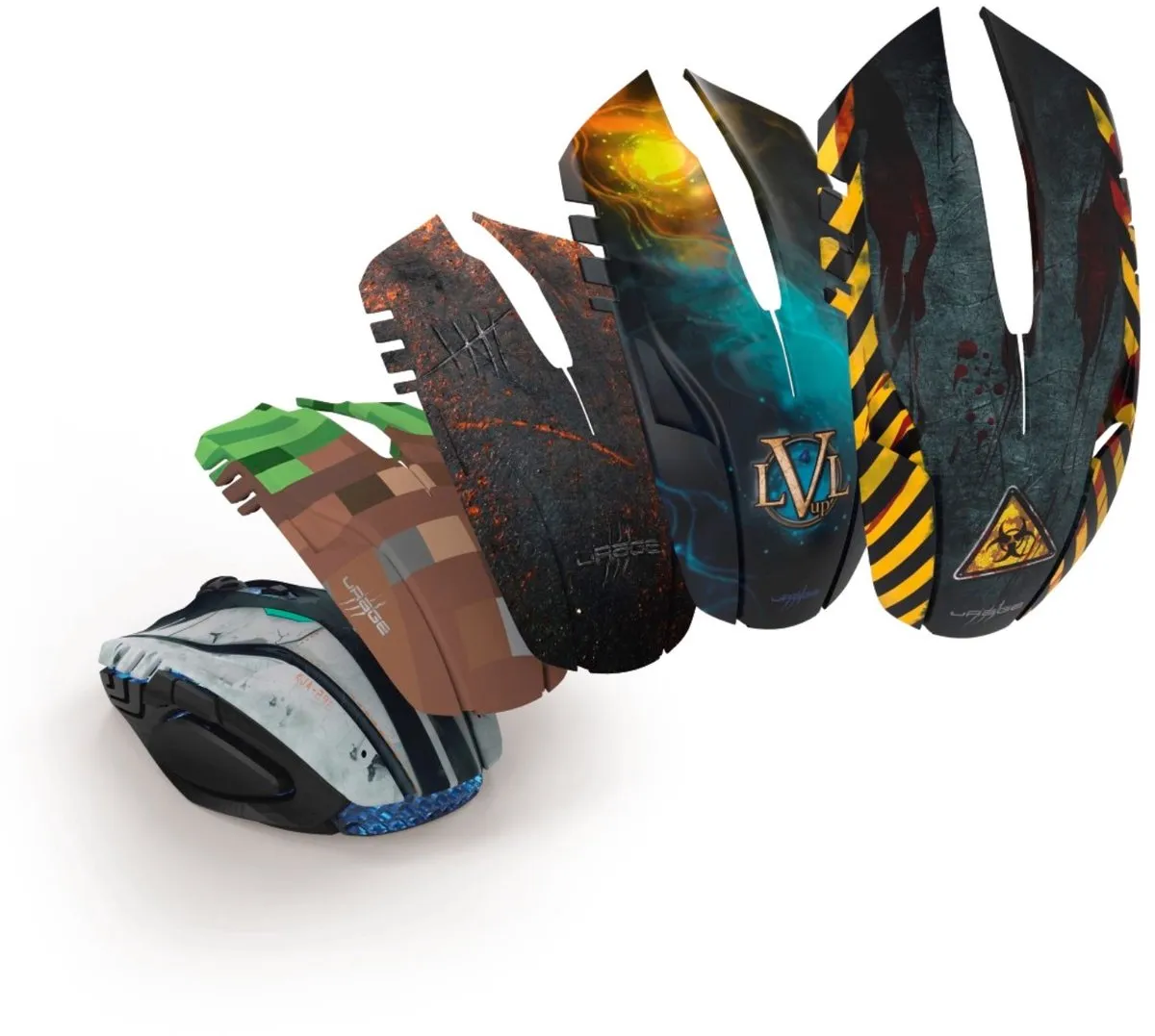 Hama URage Morph Gaming-muis - 6 Knoppen - Zwart