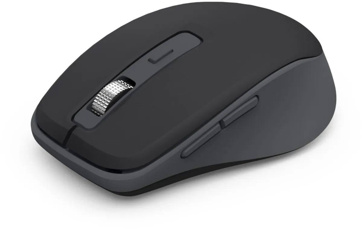 Hama WM-450 - Optische draadloze muis - 7 knoppen - 2.4 GHz RF & BT - Stil - Zwart