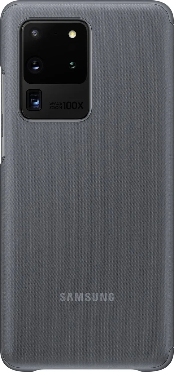 Samsung Clear View Hoesje Galaxy S20 Ultra - Grijs