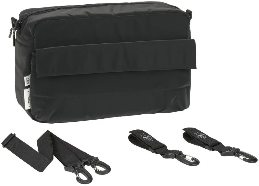 Lässig Luiertas Schoudertas Casual Buggy Organizer Bag Black Zwart