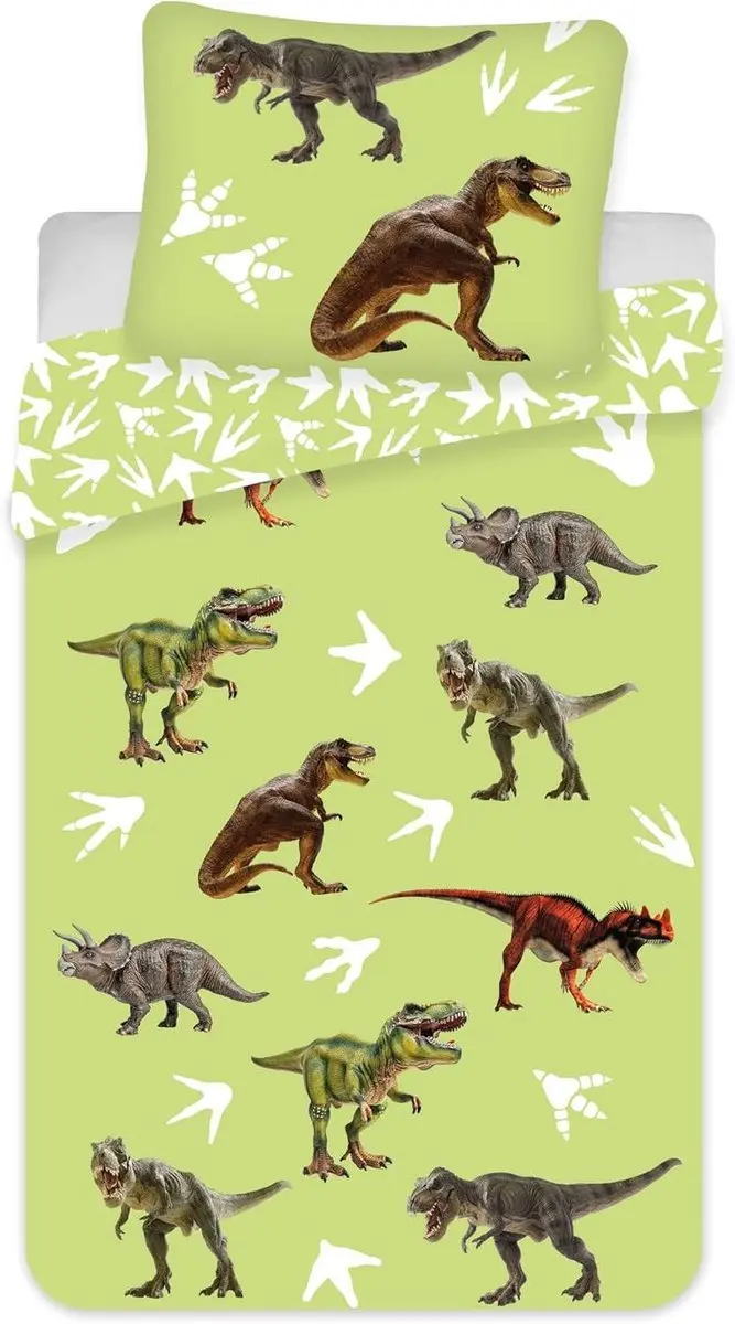 Jurassic World Dekbedovertrek 100x135cm Multicolor - afbeelding 3 van 3