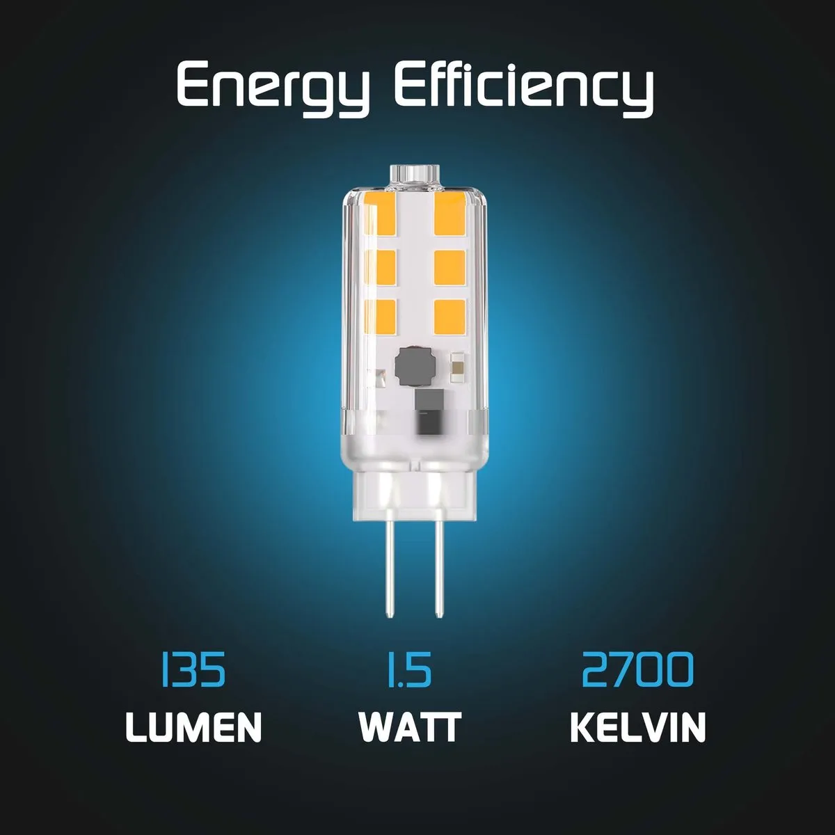 Ledvion G4 LED Lamp 1,5W 2700K - 10 Stuks