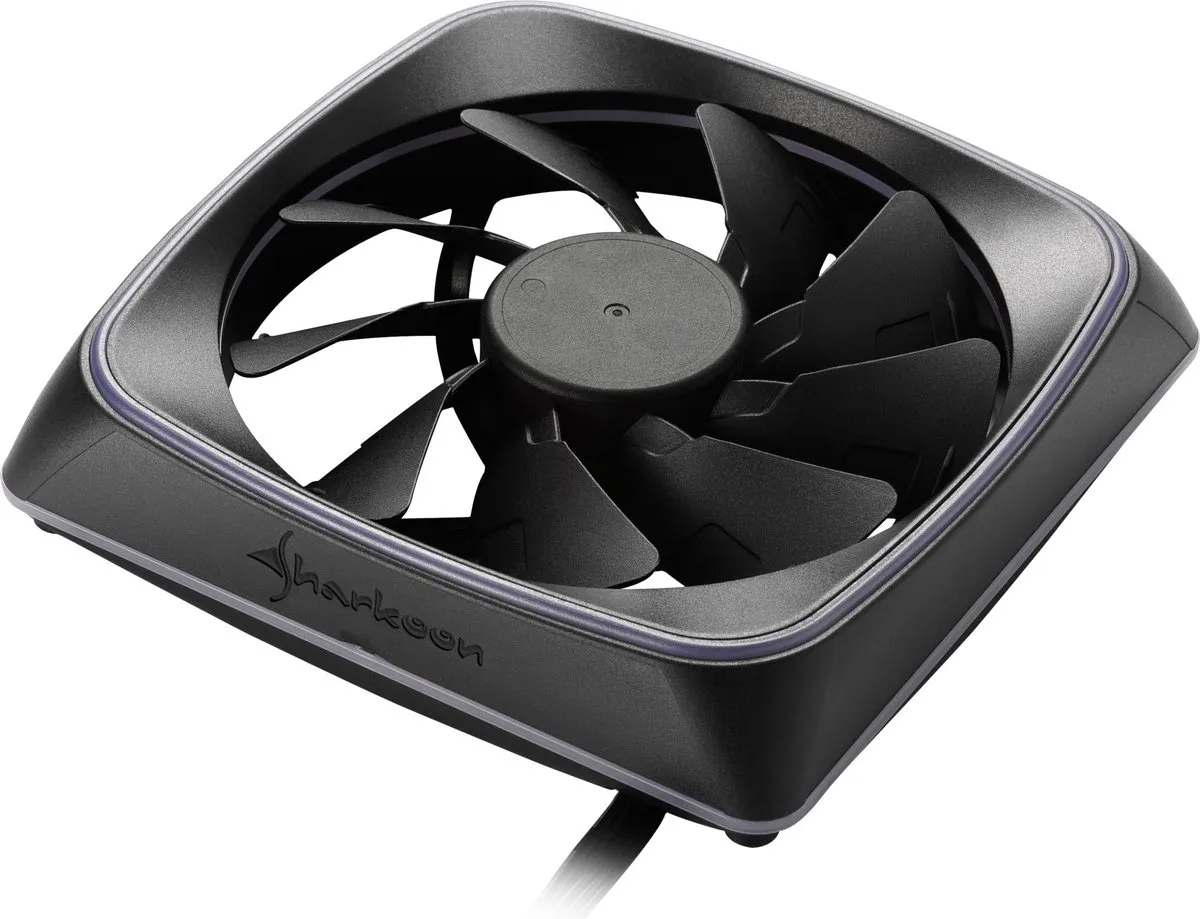 Sharkoon 4044951028924 RGB Ventilator 120mm - Zwart
