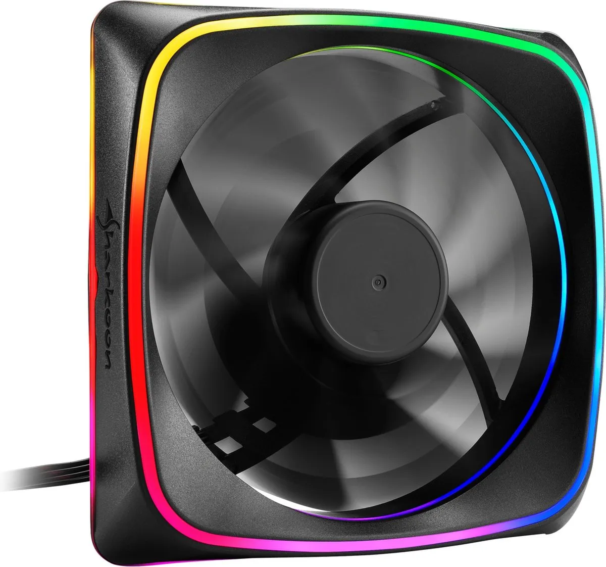 Sharkoon 4044951028924 RGB Ventilator 120mm - Zwart