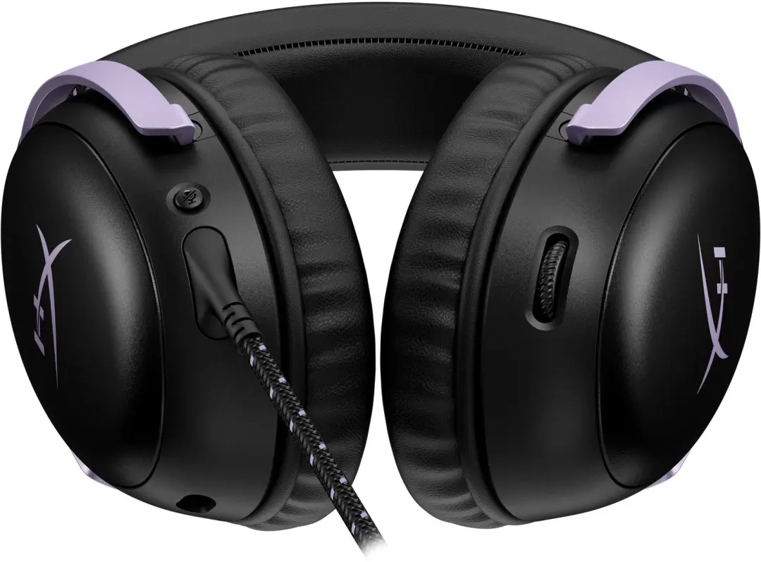 HyperX Cloud III DF7F0AA Game Headset - Zwart/Lavendel - afbeelding 3 van 6