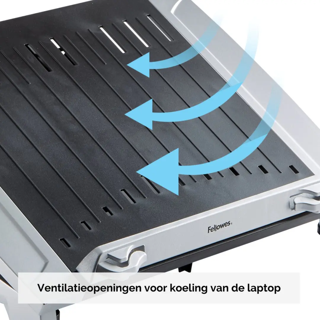 Fellowes Office Suites Laptopstandaard 418202 - 10-17" - Zwart/grijs - afbeelding 4 van 6