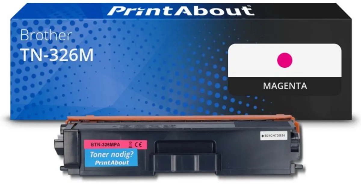 PrintAbout Brother TN-326M Toner Magenta