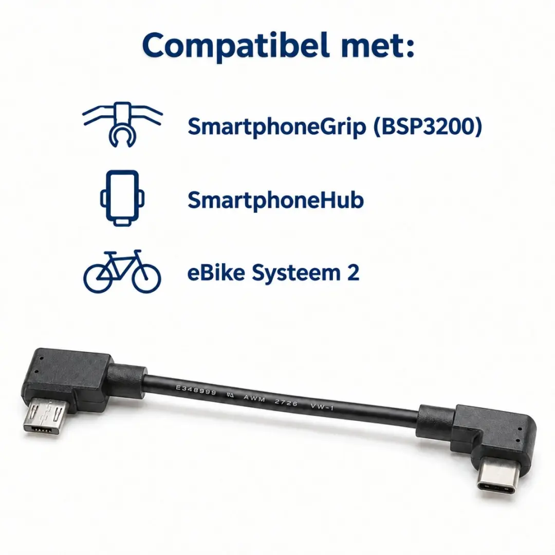 Bosch SmartphoneHub USB-C Kabel - Zwart - afbeelding 2 van 6