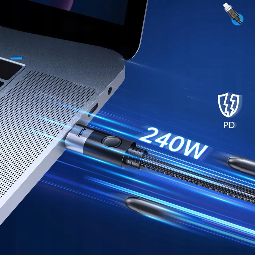 ORICO CC240 USB-C Kabel 240W PD 1,5m - afbeelding 4 van 5