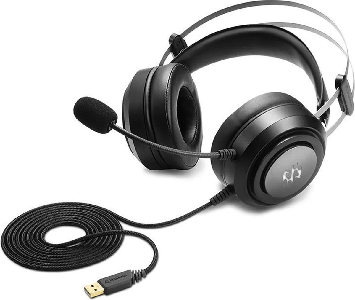 Sharkoon Skiller SGH30 Hoofdtelefoon - 40mm Drivers - Zwart