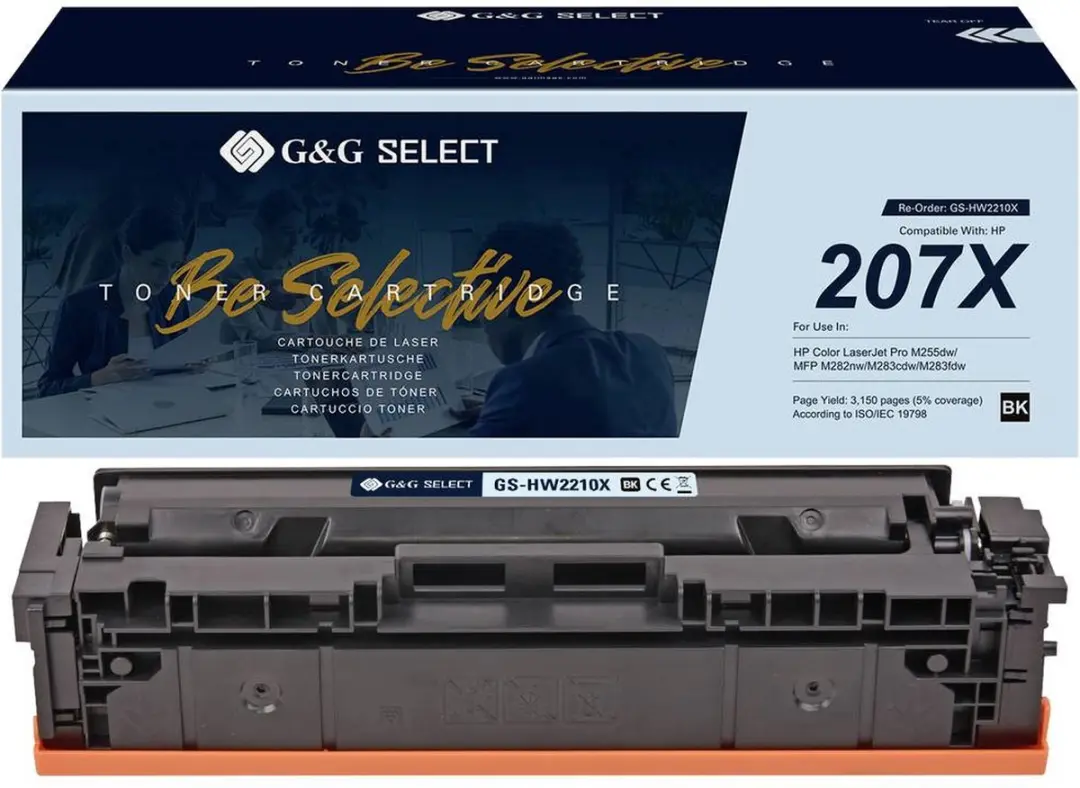 G&G GS-HW2210X(207X) Toner - Zwart - 1x - afbeelding 3 van 3