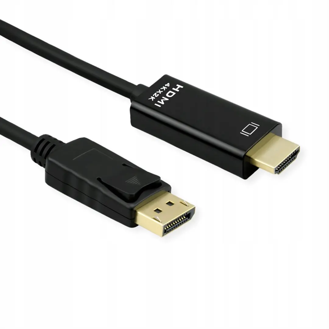 ROLINE DisplayPort Kabel DP naar UHDTV Slim M/M Zwart 1m
