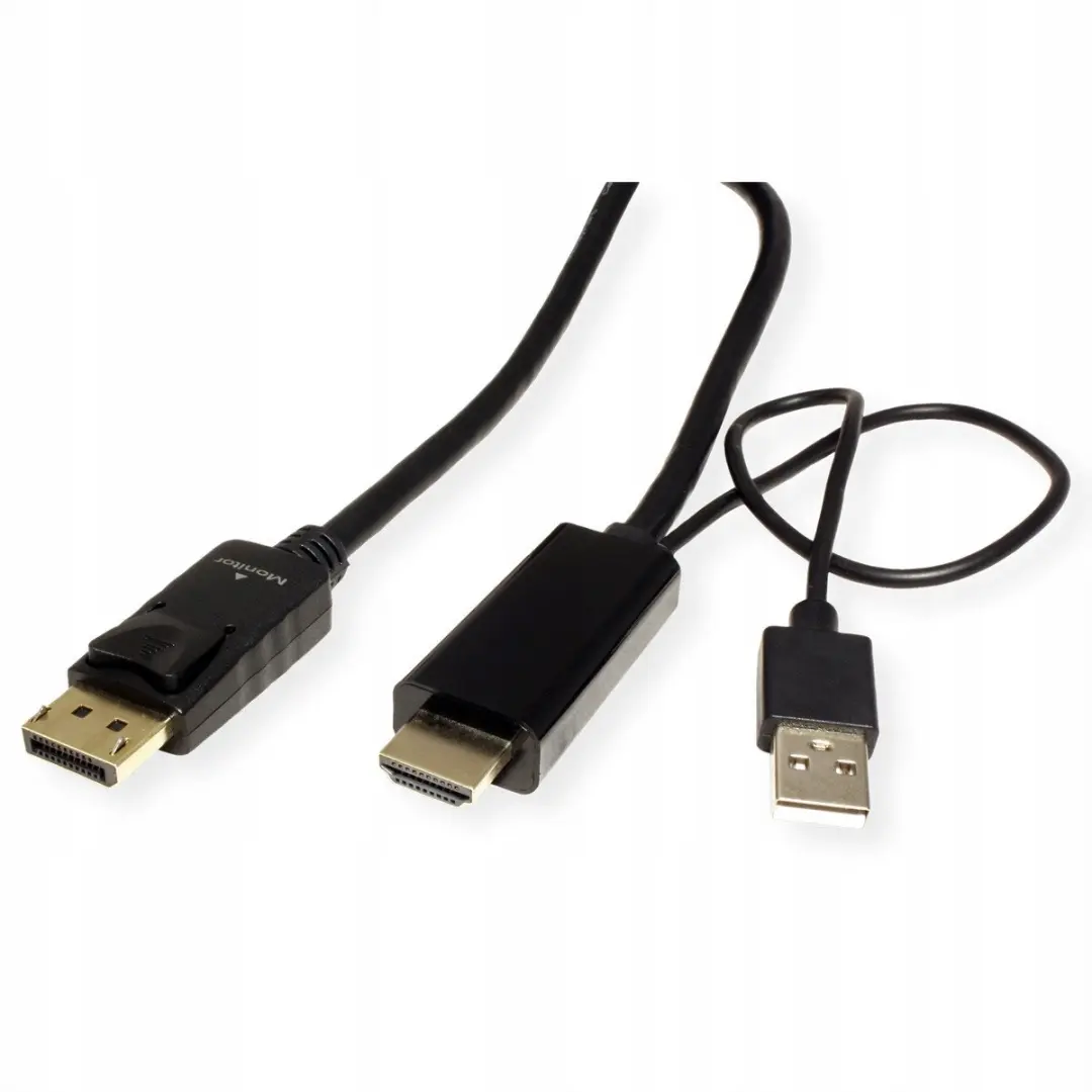 Roline 11.04.5993 DisplayPort Kabel M/M - 3m - afbeelding 2 van 5