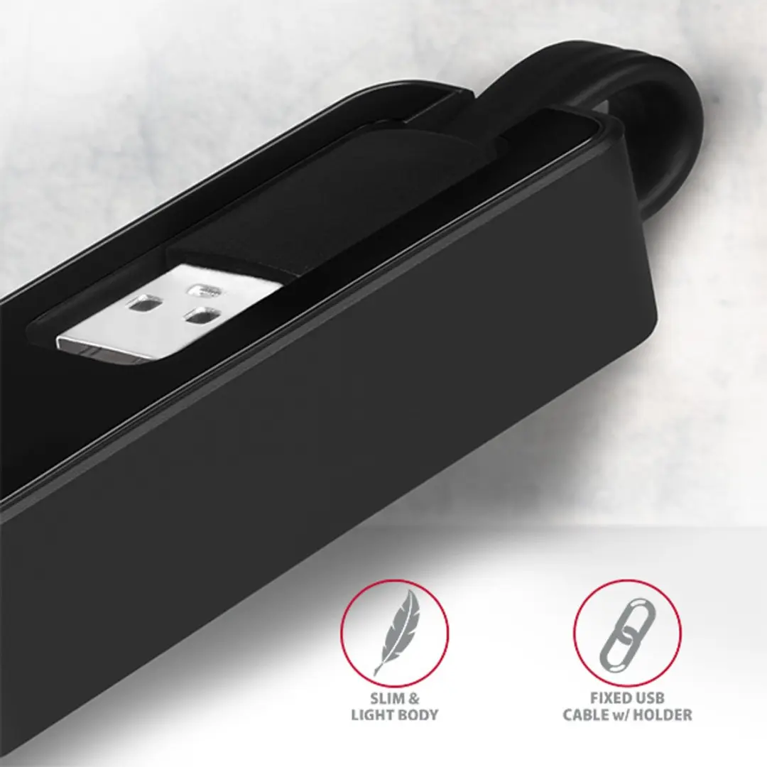 Axagon ADE-XR USB 2.0 Adapter - RJ45 - 15cm - Zwart - afbeelding 3 van 6