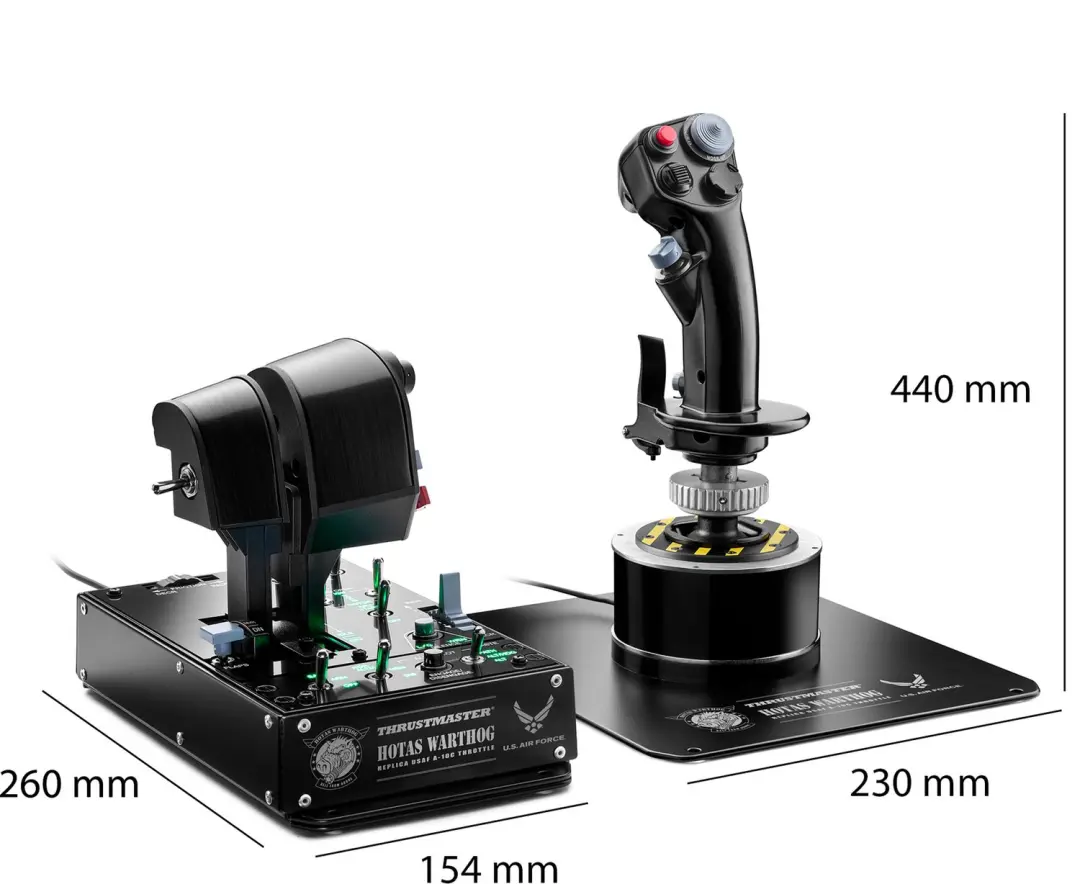 Thrustmaster HOTAS Warthog MKII Joystick - 19 Knoppen - afbeelding 6 van 6