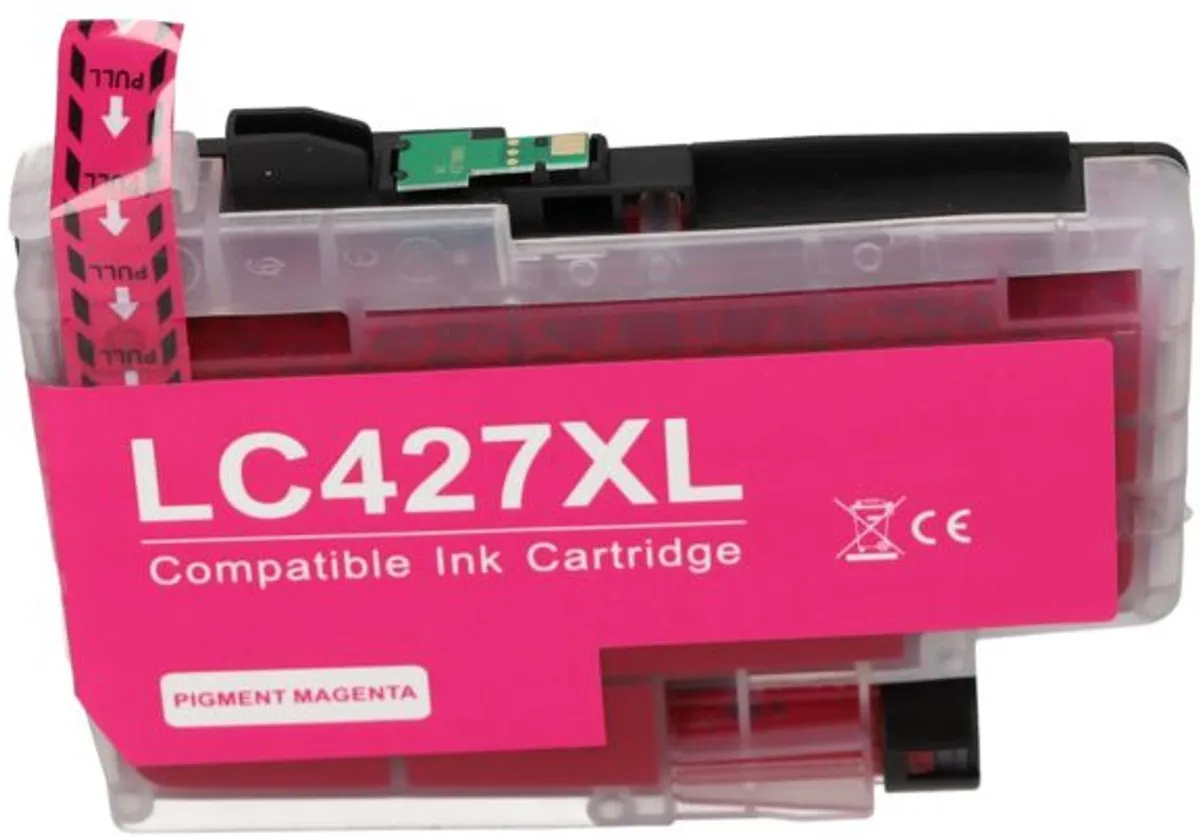 PrintAbout LC-427XLM Inktcartridge Magenta - 5500 pagina's - Brother