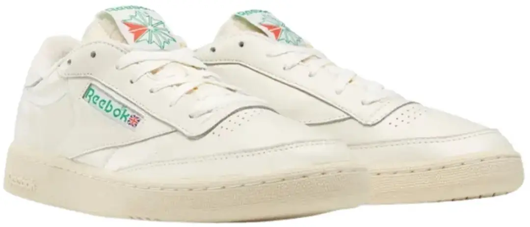 Reebok Club C 85 Vintage Sneakers - Chalk/Groen - afbeelding 2 van 6
